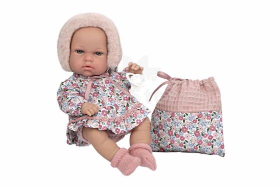 Arias Baby Doll with Pink Hat, 30 cm