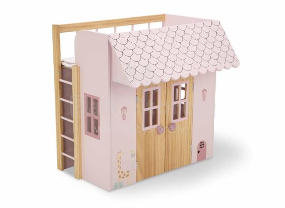 Doll bed with playhouse, Nature