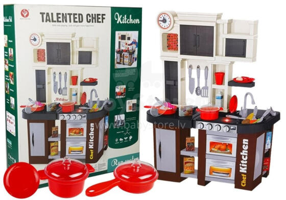 Interactive Kitchen For Children Okp Refrigerator Water Tap Accessories 58 pcs.