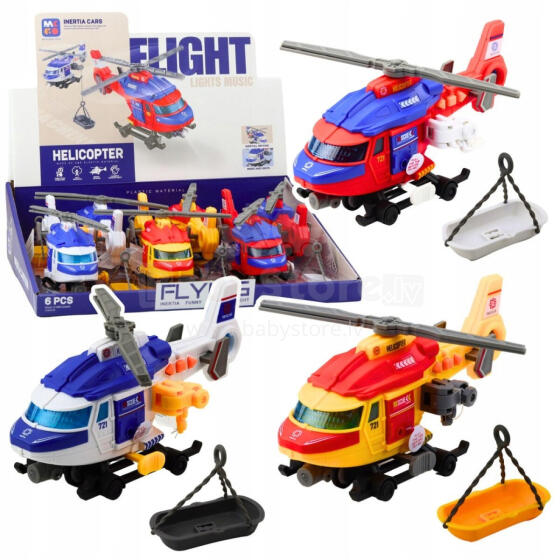 HELIKOPTER RATUNKOWY+NOSZE ŚWIATŁO/DŹWIĘ