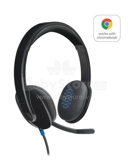 Logitech H540 USB austiņu galvas stīpa USB tipa A melns