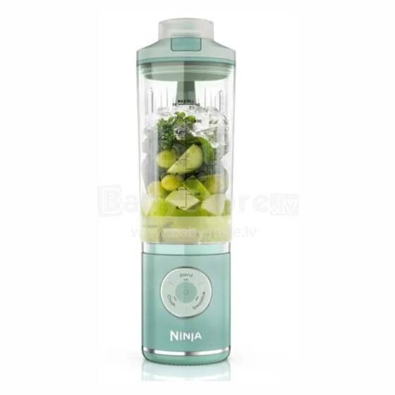 Ninja Blast Max pārnēsājams bezvadu kokteiļu blenderis, 0.5l, zaļš