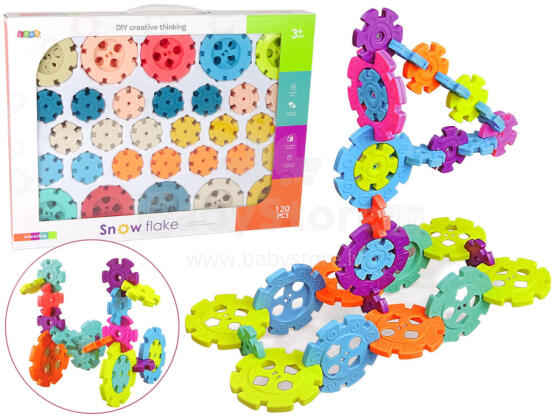 Snowflake Construction Blocks 120 Elements
