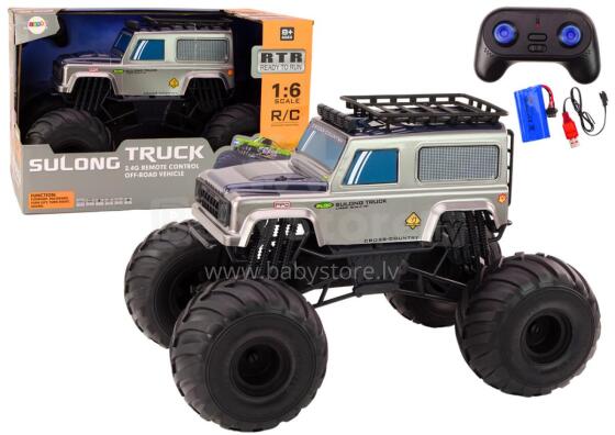 Large Off-Road Remote Controlled SUV 2.4G RC 1:6 Gray