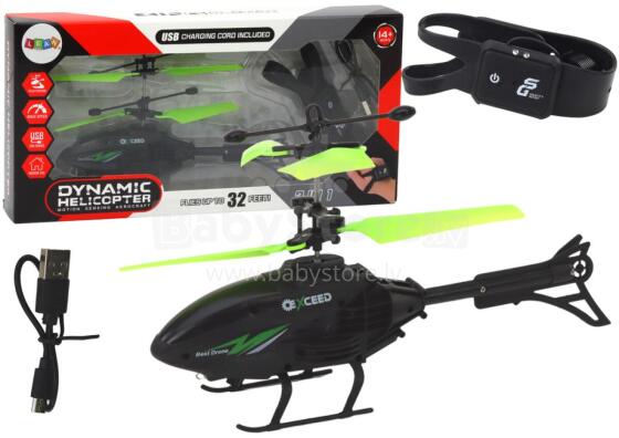 Palm Controlled Helicopter Band Black and Green