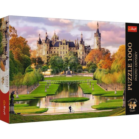 Puzzle - "1000 Premium Plus" - Photo Odyssey: Schwerin Castle, Germany Trefl 10814