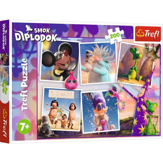 Puzzle - "200" - Adventures of the Diplodocus Dragon Trefl 13322