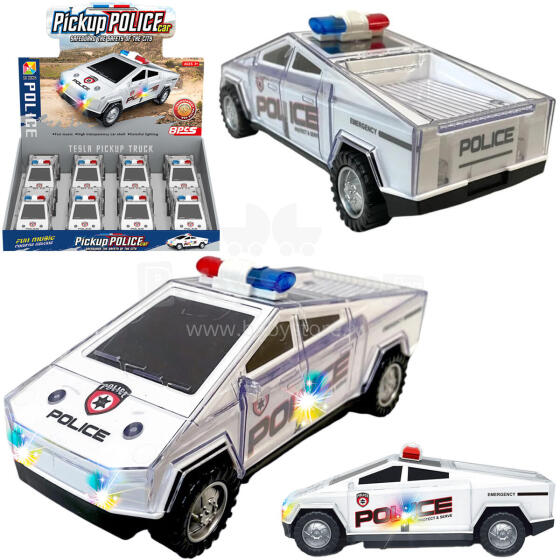 AUTO POLICJA ŚWIECĄCA KAROSERIA