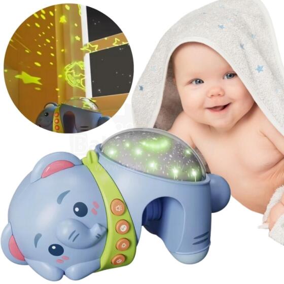 WOOPIE BABY Star Projector Night Light for Children Elephant