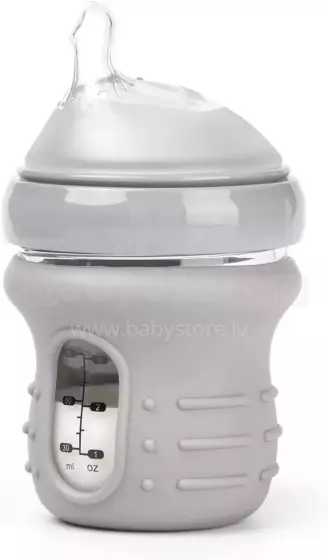 Haakaa Silicone Glass Baby Bottle Cover Art.BHK122 Силиконовый чехол для детской бутылочки,120мл