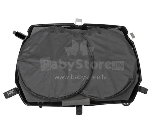 B&amp;W bike guard curv. incl. accessory bags, black