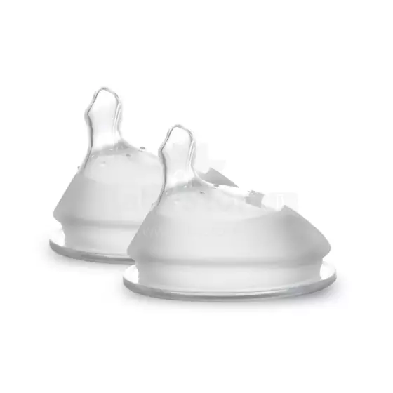 Haakaa Silicone Orthodontic Nipples Art.BHK109-M Silikona ortodontiskais knupītis ar platu kakliņu M izmērs, 0+,2 gab