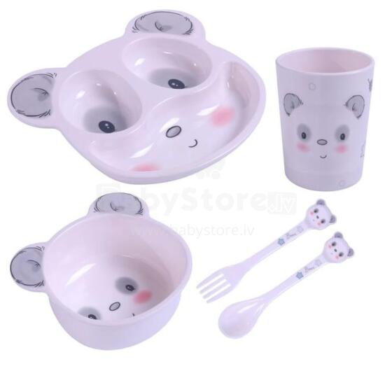 5637 5-PIECE COOKWARE SET PANDA BL563