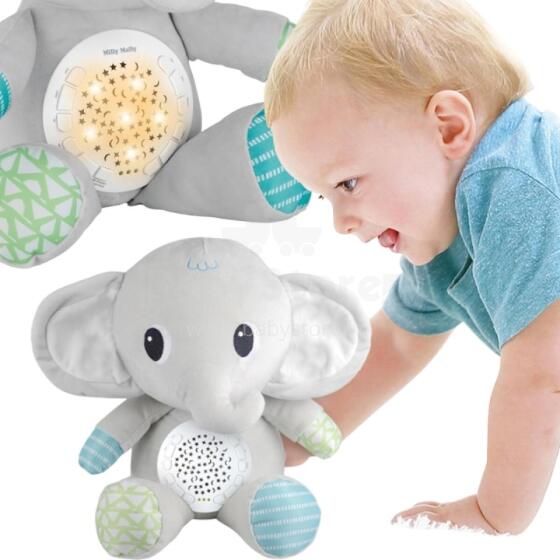 WOOPIE BABY Plush Elephant with Projector Soother 12 Melodies