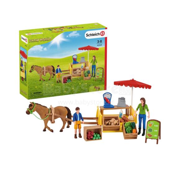 SCHLEICH FARM WORLD Pārvietojamā lete lauku precēm