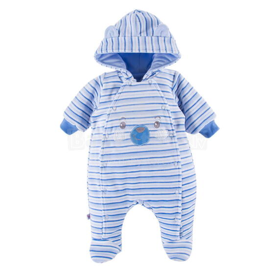 EWA 758545 RUN&FUN Velour Baby Overall Blue 56