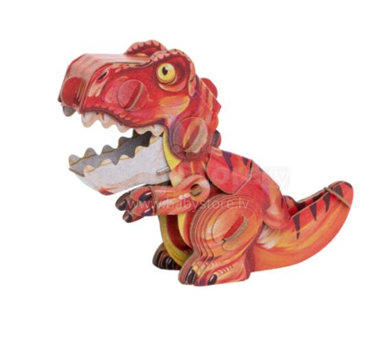 MAKEBUG 3D Paper puzzle T-rex, MB-D-0035