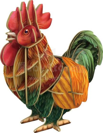 MAKEBUG 3D Paper puzzle rooster, MB-D-0015