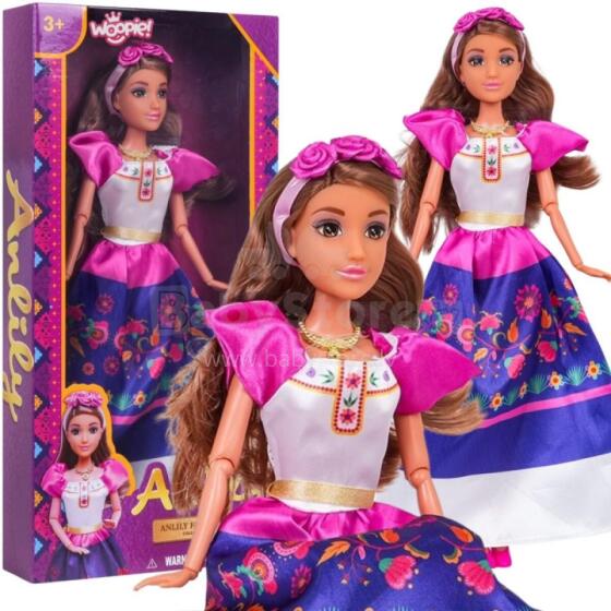 WOOPIE ROYAL Doll Women of the World Lily Mexican Traditional Dress Floral Pattern