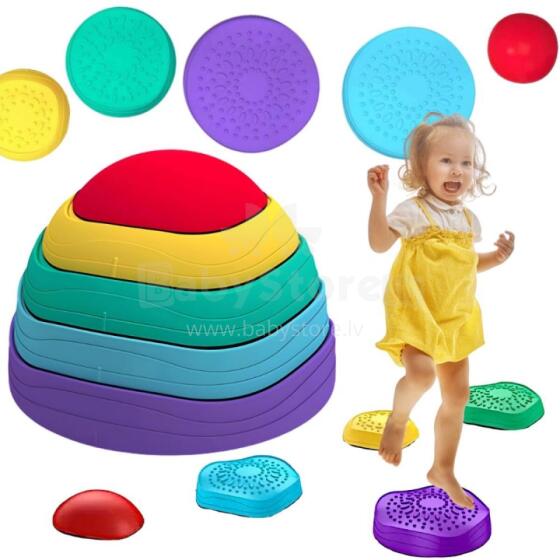 WOOPIE Sensory Path Balancing Stones for Children Balance Training 5 pcs