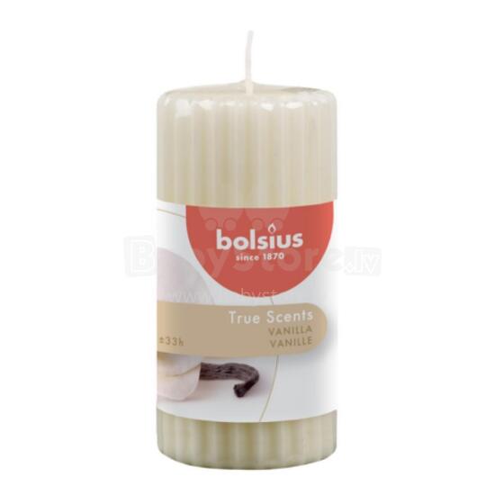 Svece arom. cilindrs True Scents &Oslash;120x58mm vanilla 