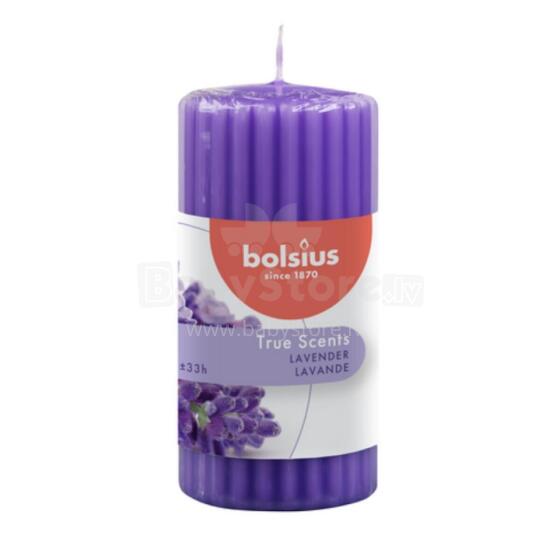 Svece arom. cilindrs True Scents &Oslash;120x58mm lavender 