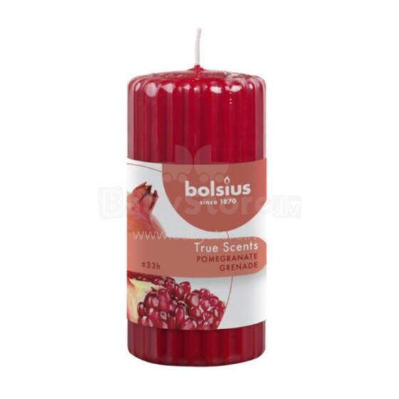 Svece arom. cilindrs True Scents &Oslash;120x58mm pomegranate 