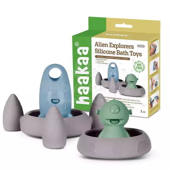 Haakaa Silicone  Bath Toys Art.TPS037-CT Silikona rotaļlieta  vannai ,2 gab