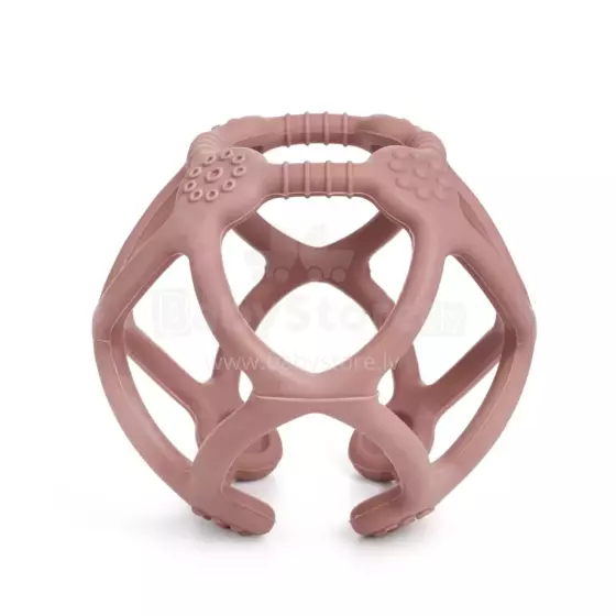 Haakaa Silicone Teething Ball  Art.TPS017-B Blush Augstākas kvalitātes - silikona grabulis (100% dabisks)
