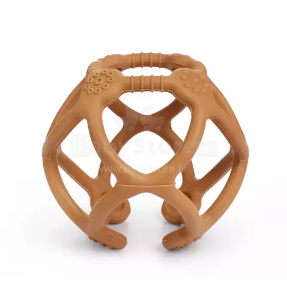 Haakaa Silicone Teething Ball  Art.TPS017-R Rust  Силиконовая погремушка (100% натуральная)