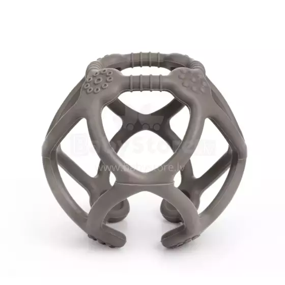 Haakaa Silicone Teething Ball  Art.TPS017-C Charcoal Augstākas kvalitātes - silikona grabulis (100% dabisks)