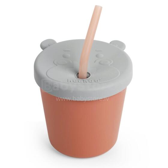 Haakaa Silicone Sippy Cup Art.BHK151-R Rust  Silicone educational mug, 150 ml.