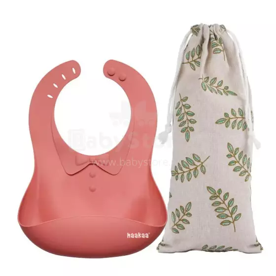 Haakaa Silicone Bib Art.UTE63-RT Rust Silikona priekšautiņš