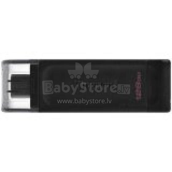 128ГБ DataTraveler 70 USB-C Черный