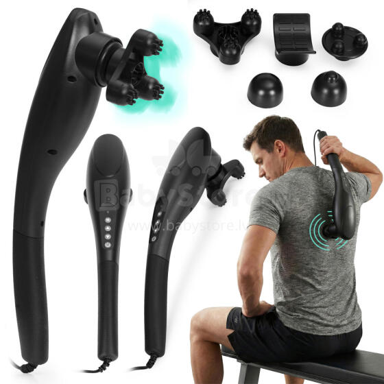 Handheld Vibrating Body Massager Set with 5 Heads 20W ModernHome