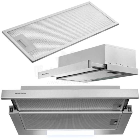 Berdsen BE-60-LW 60 cm INOX telescopic kitchen hood