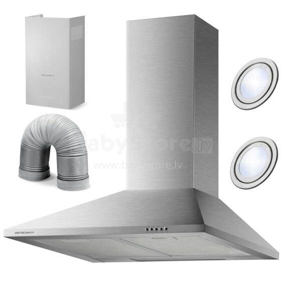 Kitchen chimney hood 60 cm Berdsen BT-213 INOX