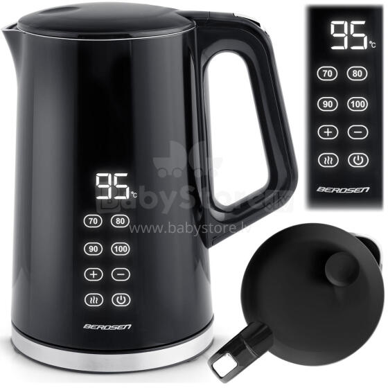 Electric kettle 1.7l Berdsen BD-71 black-silver