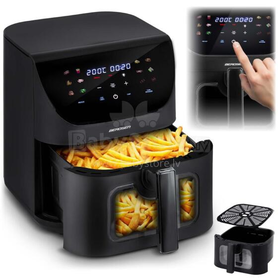 Berdsen BD-660 Melnais eļļas brīvais gaisa friteze