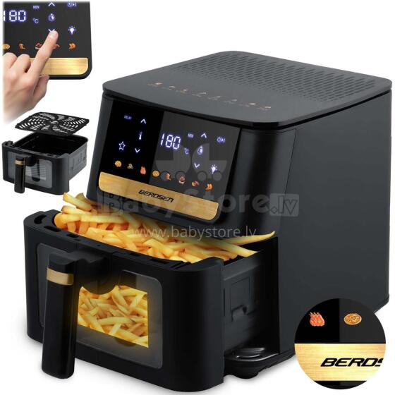 Berdsen BD-655 Melns eļļas brīvs gaisa friteze