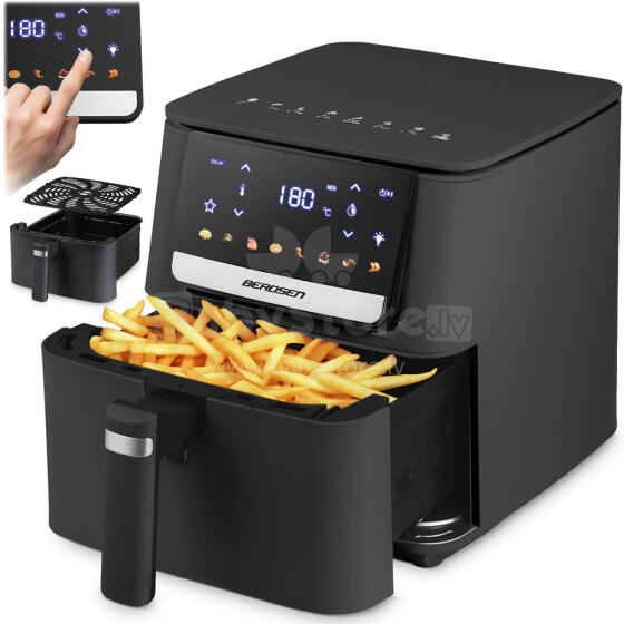 Фритюрница без масла Air fryer Berdsen BD-662 черная
