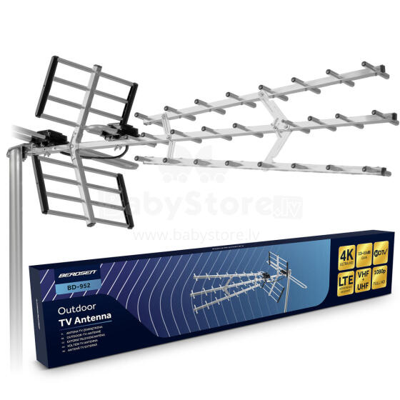 Virziena Āra TV Antena Ultra HD 4K Berdsen BD-952