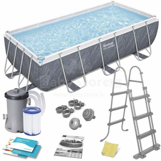Bestway 56721 404 x 201 x 100 cm 11-in-1 rāmis baseins