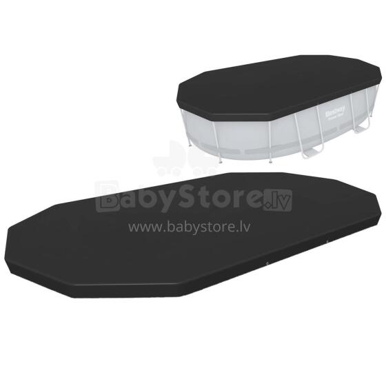 Vāks ovāla formas baseinam 427 x 250 x 100 cm Bestway 58425
