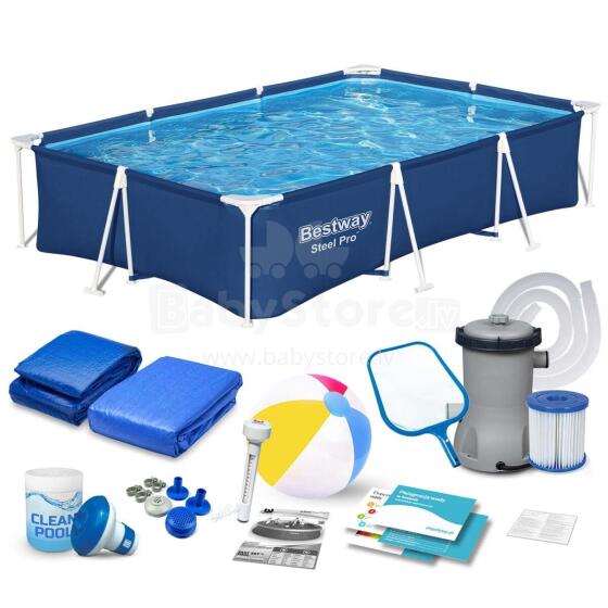 Bestway 56404N 300 x 201 x 66 cm Frame Pool 16 in 1