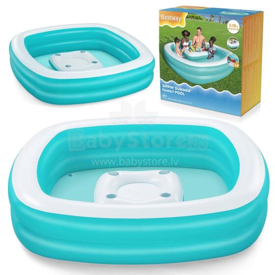 Надувной бассейн Sippin' Summer 218 x 218 x 48 см Bestway 54446