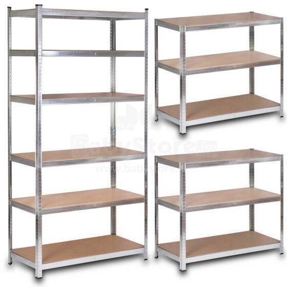 Metal Storage Rack 222 x 110 x 50 cm Humberg HR-815