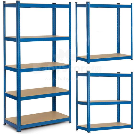 Металлическая складская полка 180 x 90 x 30 см Humberg 4845