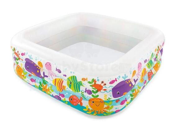 Inflatable Pool Aquarium 159 x 159 x 50 cm INTEX 57471
