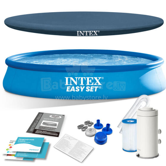 Inflatable Garden Pool 457 x 84 cm 4in1 INTEX 28158